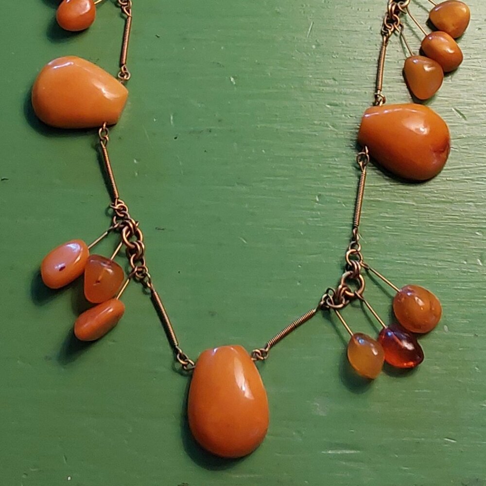 Vintage Baltic Amber necklace - Picture 4 of 4